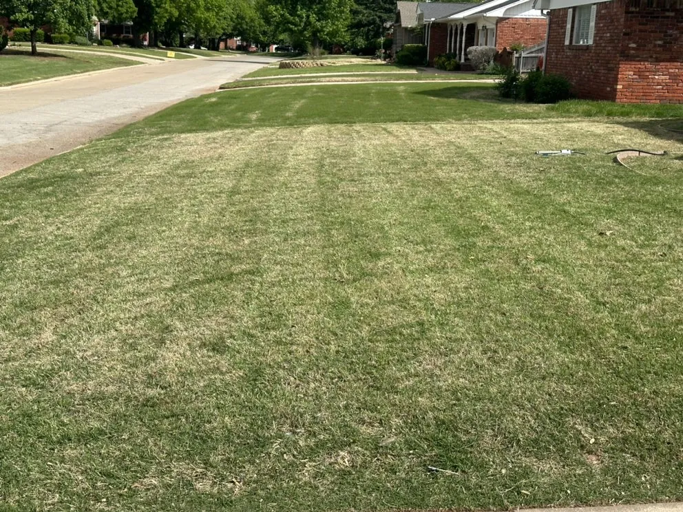 Local landscape installation in The Village, OK by Wallace Way Lawn Care
