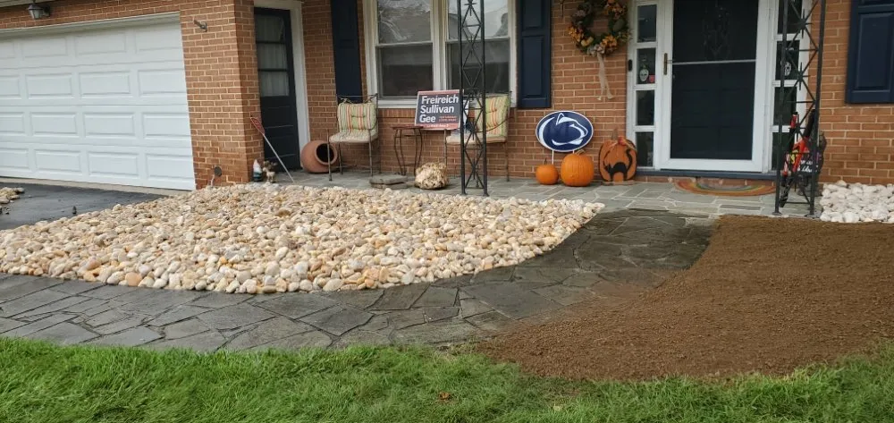 Top-rated landscape installation with custom design in Yorkana, PA by Wallick's Landscape & Excavating