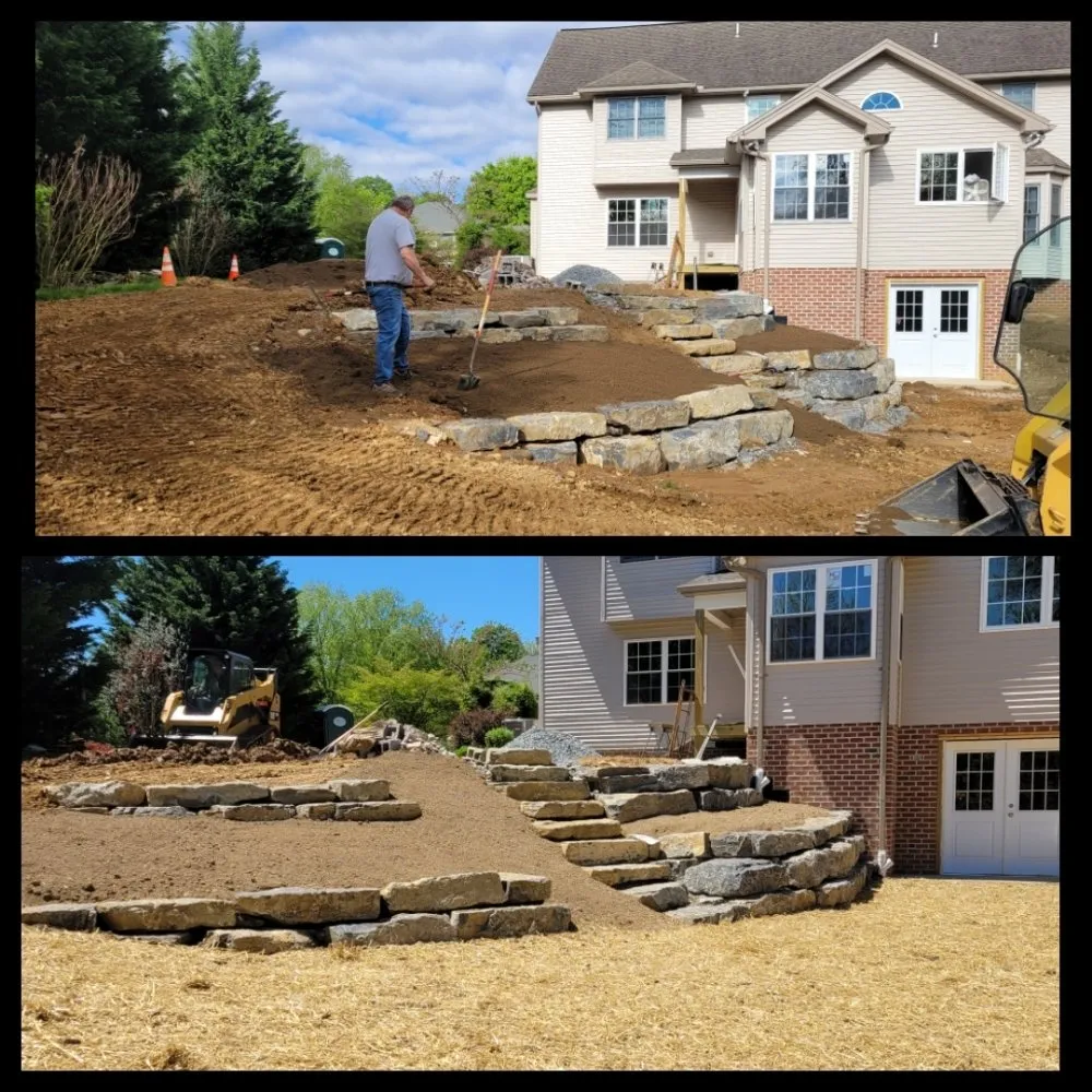 Affordable landscape installation for beautiful yards in Yorkana, PA by Wallick's Landscape & Excavating