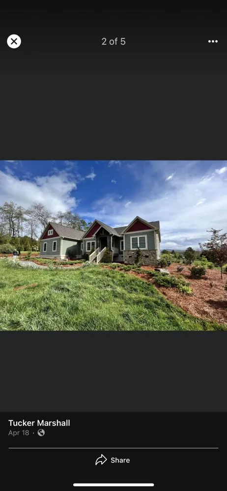 Professional yard cleanup service with custom design in East Flat Rock, NC by Walnut Cove