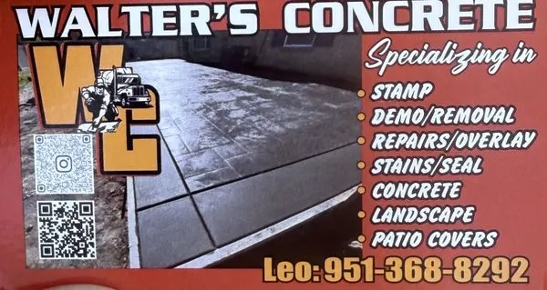 Walter's Concrete Logo