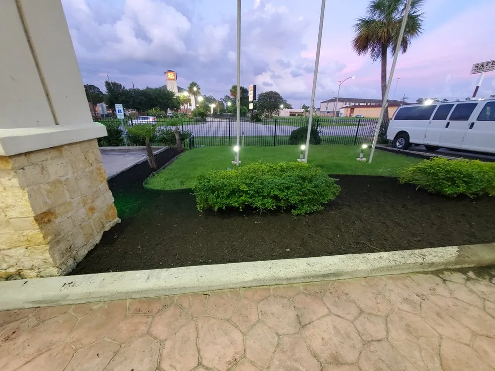 Professional landscaping services in Friendswood, TX by Walters Lawn Care Services