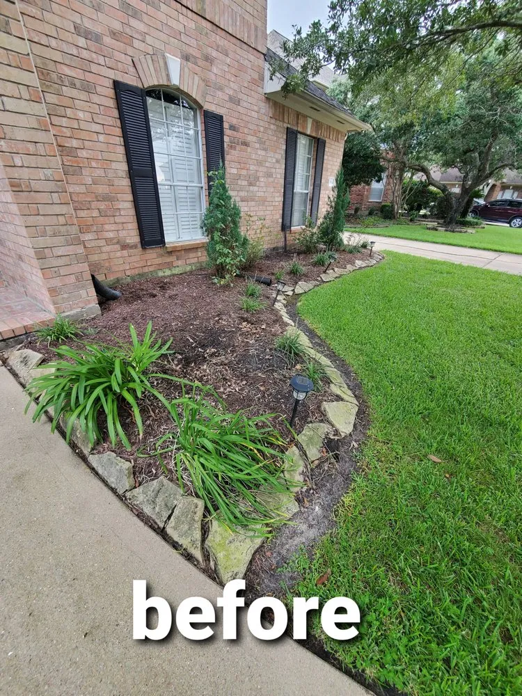 Top-rated garden landscaping near you in Friendswood, TX by Walters Lawn Care Services