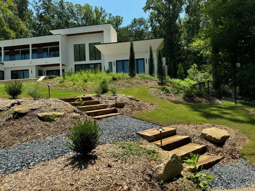Affordable landscape design for year-round maintenance in Fayetteville, GA by Walt's Landscaping & Lighting