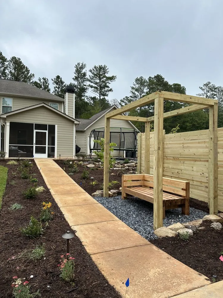 Custom landscaping services in Fayetteville, GA by Walt's Landscaping & Lighting