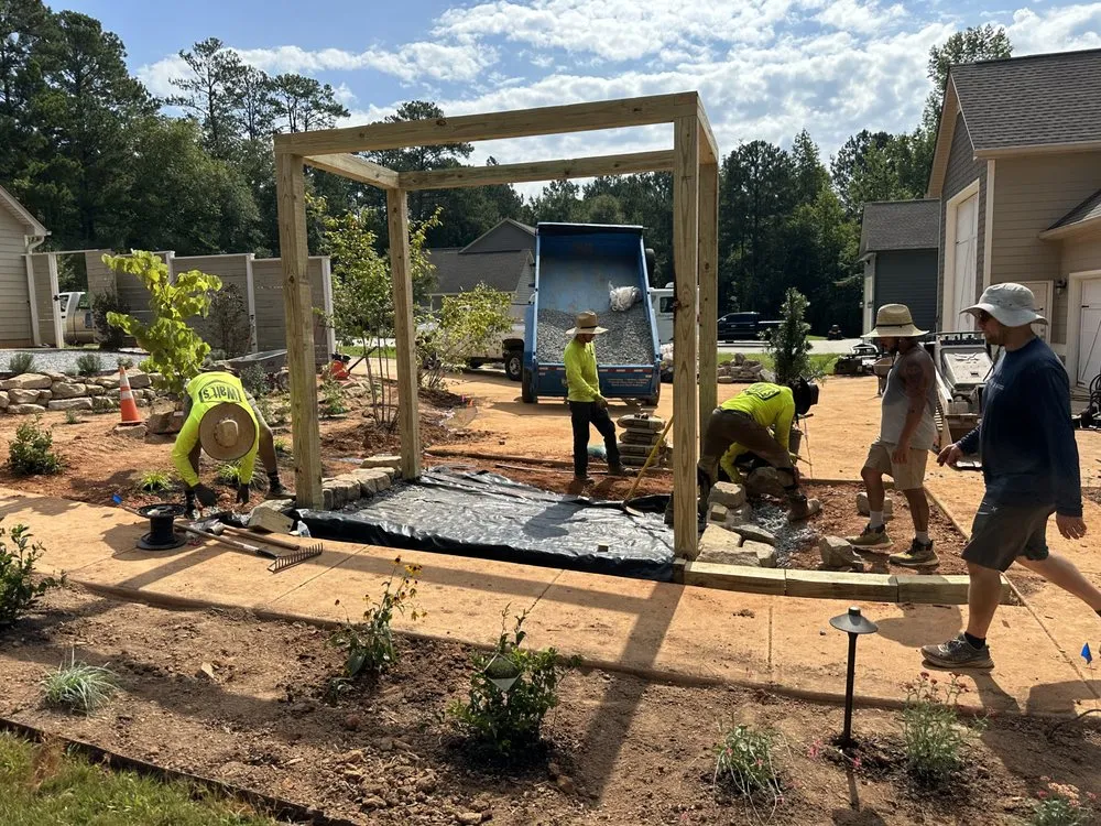 Professional landscape installation for year-round maintenance across Fayetteville, GA - Walt's Landscaping & Lighting