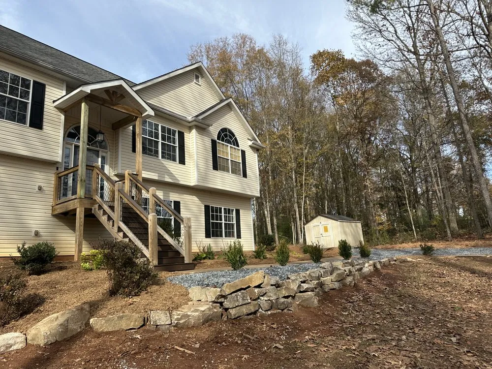 Custom landscape installation in Fayetteville, GA - Walt's Landscaping & Lighting