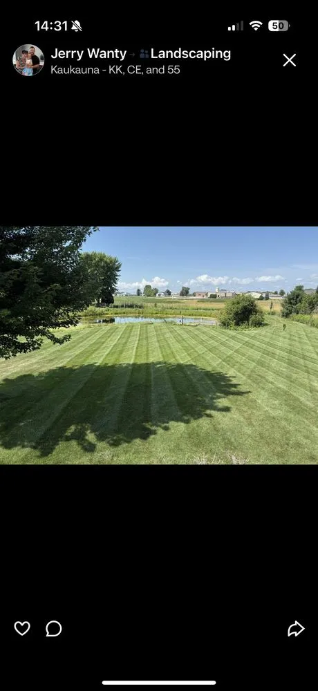 Affordable lawn care service with custom design across Kaukauna, WI - Wanty Lawn