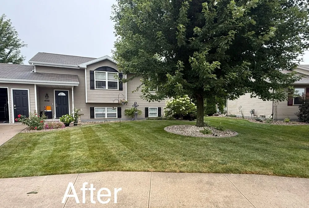 Affordable residential landscaping in Kaukauna, WI by Wanty Lawn