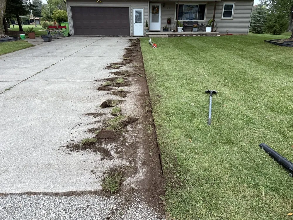 Expert landscape installation with custom design in Kaukauna, WI by Wanty Lawn