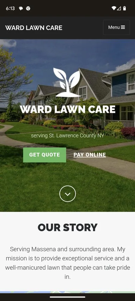 Custom residential landscaping for residential properties in Massena, NY by Ward Lawn Care