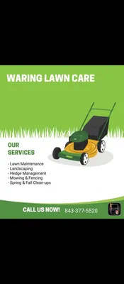Waring Lawn Care Logo