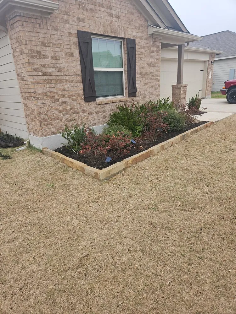 Custom landscape installation for year-round maintenance in Round Rock, TX by Warriors Tree Service