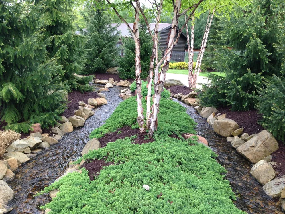 Expert garden landscaping in Canton, OH by Warstler Bros Landscaping