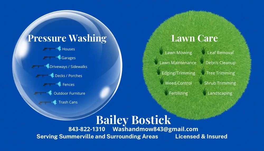Custom yard maintenance for year-round maintenance in Summerville, SC by Wash & Mow