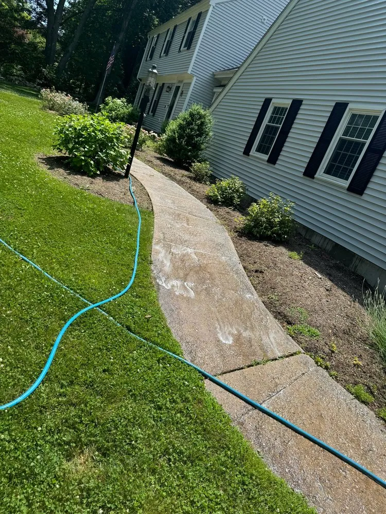 Trusted lawn care service for beautiful yards in Killingworth, CT by Washing Away
