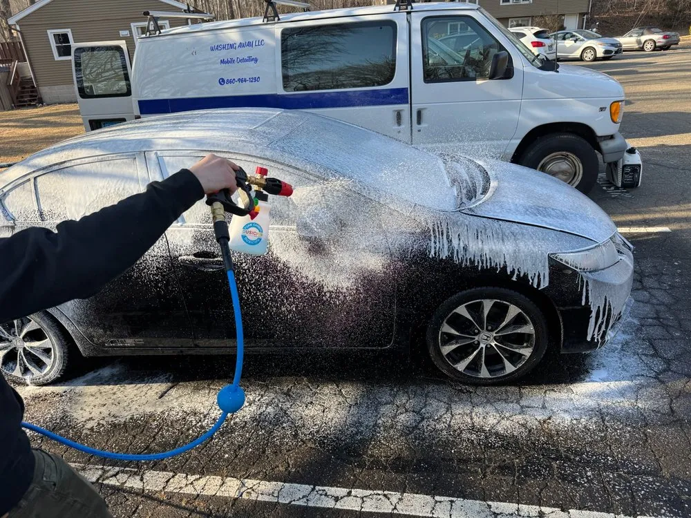 Trusted lawn mowing service in Killingworth, CT by Washing Away