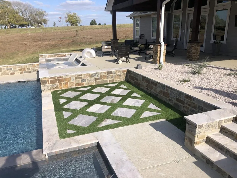 Affordable landscape design in Brenham, TX by Washington County Landscapes