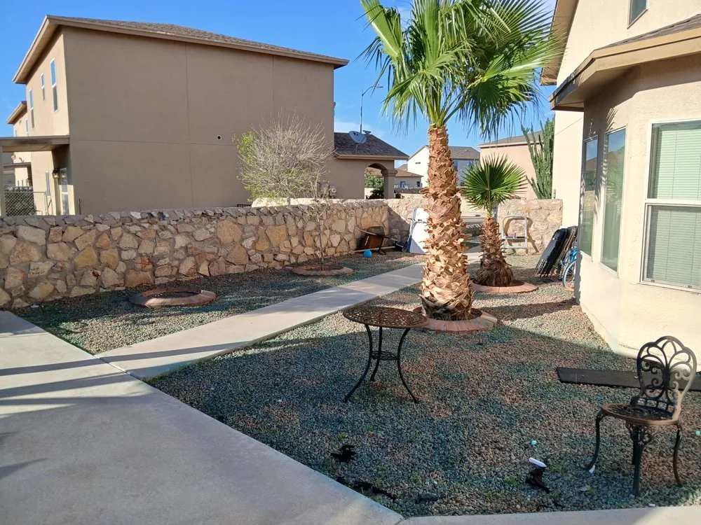 Custom yard maintenance for beautiful yards in El Paso, TX by Washington Landscaping and Maintenance