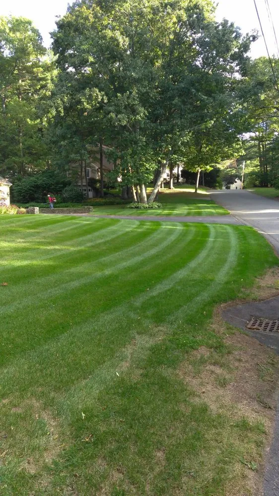 Custom landscaping services with custom design in East Bridgewater, MA by Washington Landscaping