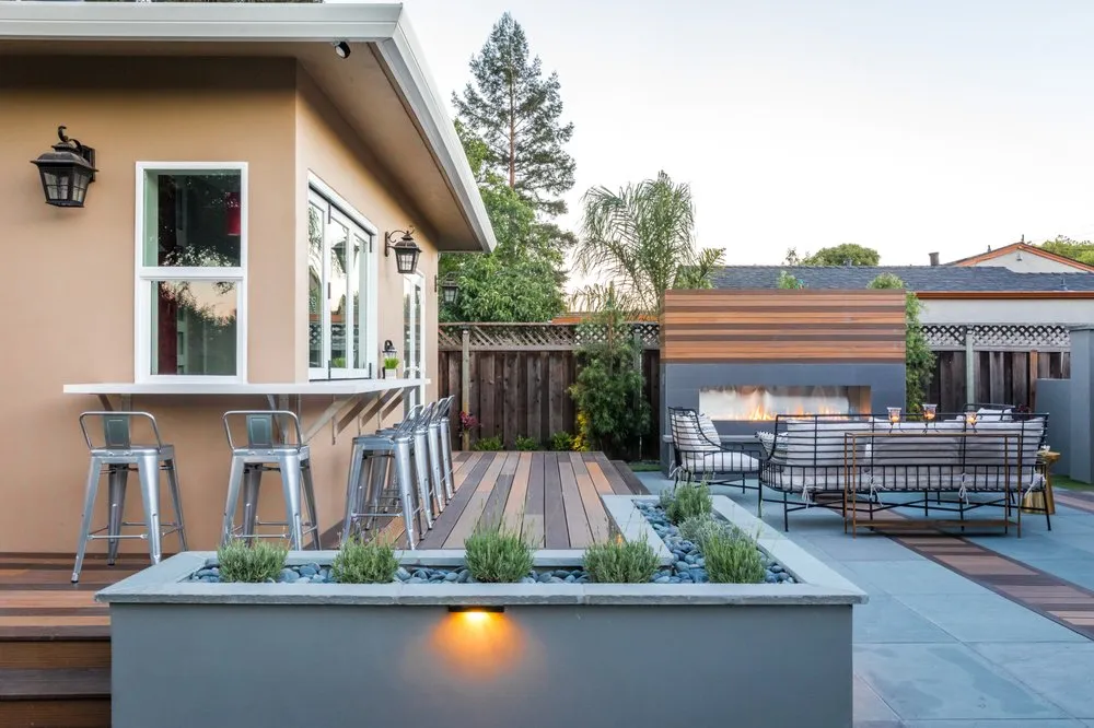 Custom landscaping services with custom design in San Jose, CA by Water and Earth Landscape Design