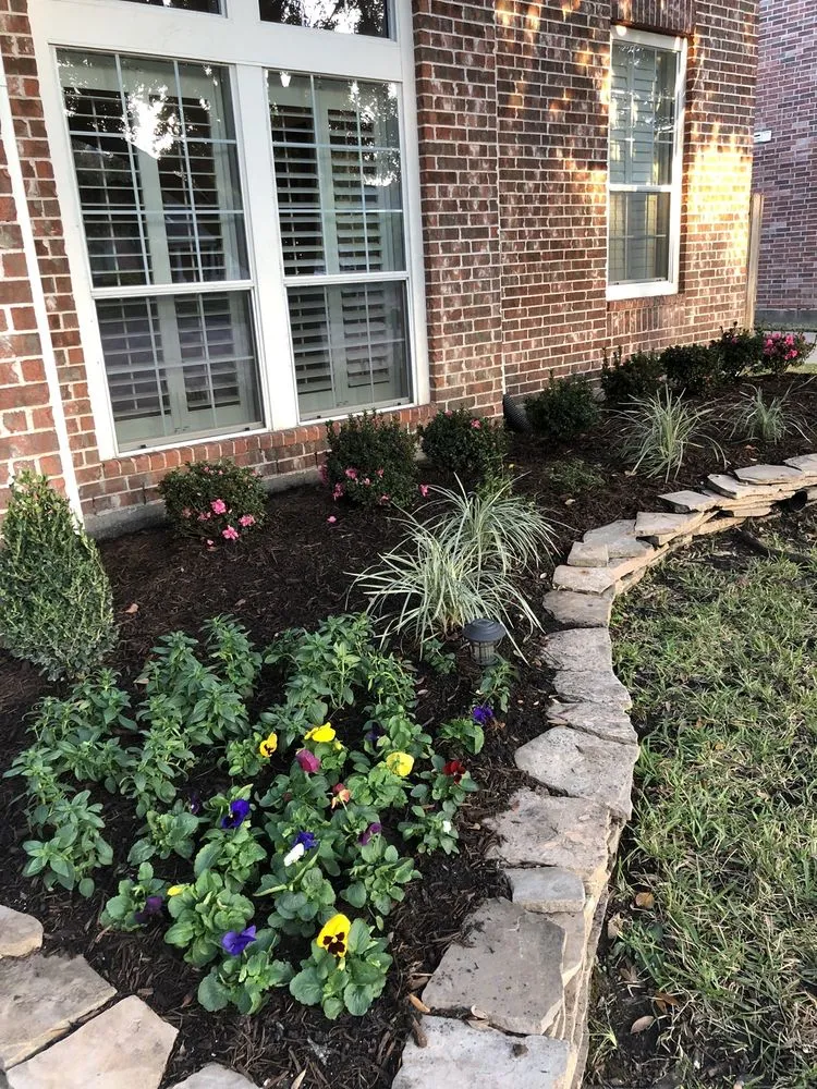 Affordable landscape design for residential properties in Cypress, TX by Water Baron Irrigation