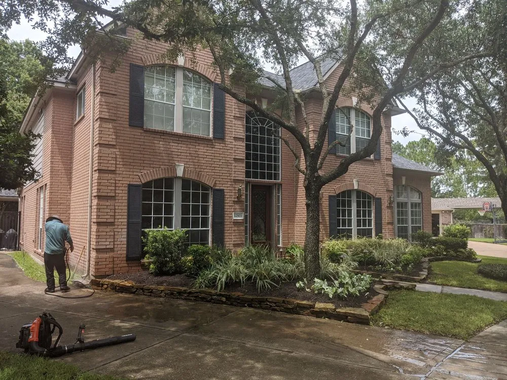 Custom garden landscaping with custom design across Cypress, TX - Water Baron Irrigation