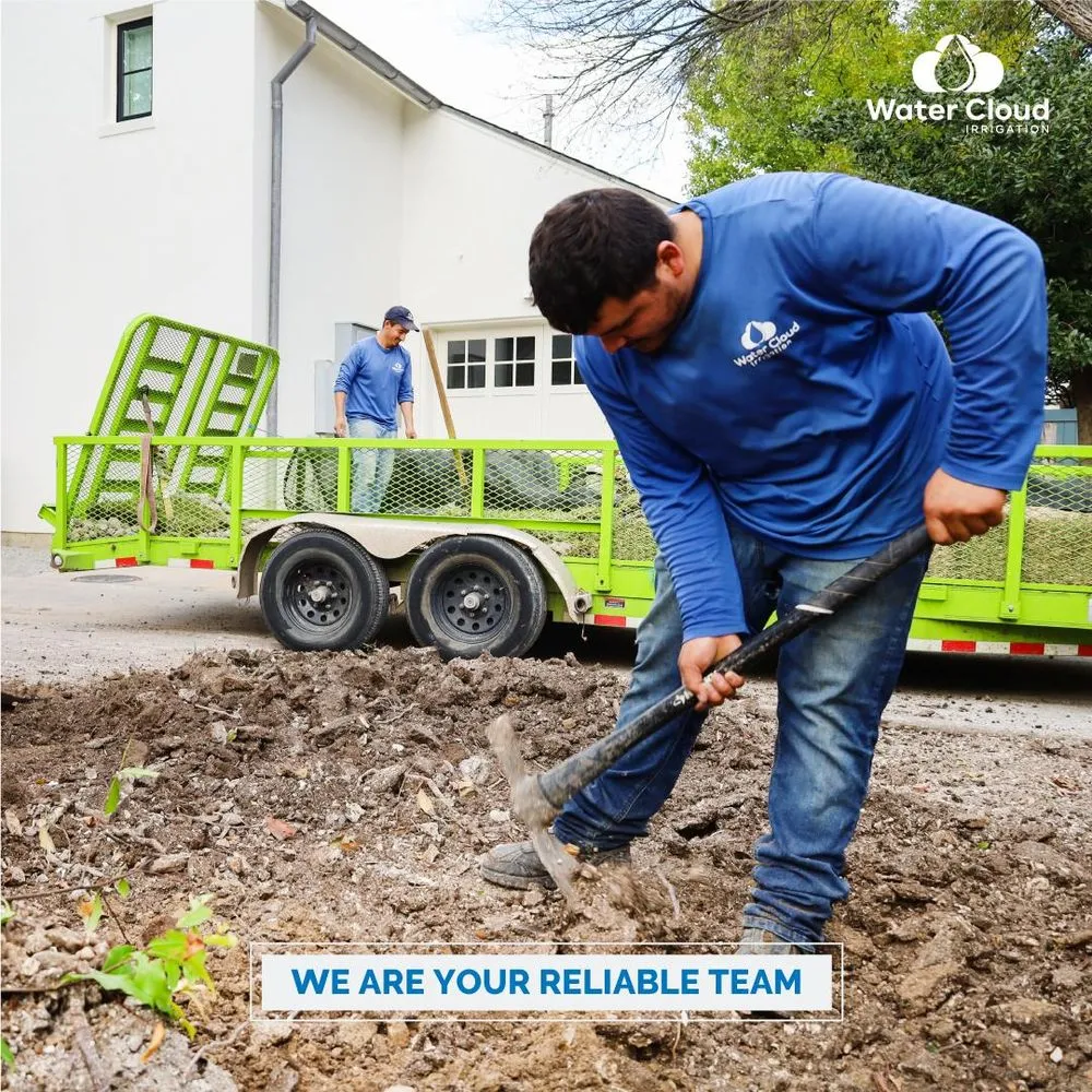 Local garden landscaping in Parker, TX by Water Cloud