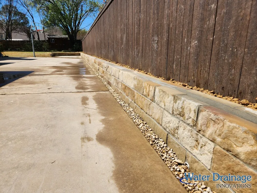 Trusted yard cleanup service for residential properties in Dallas, TX by Water Drainage Innovations
