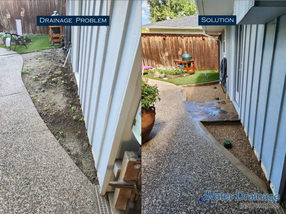 Reliable landscape installation near you in Dallas, TX by Water Drainage Innovations