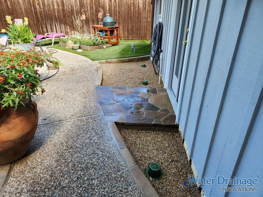 Custom lawn mowing service for homes across Dallas, TX - Water Drainage Innovations