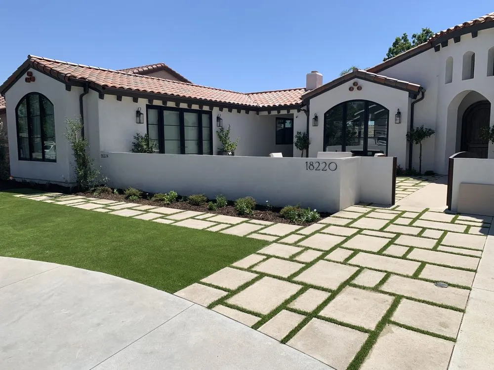 Custom garden landscaping for beautiful yards in Whittier, CA by Water Savers of So Cal