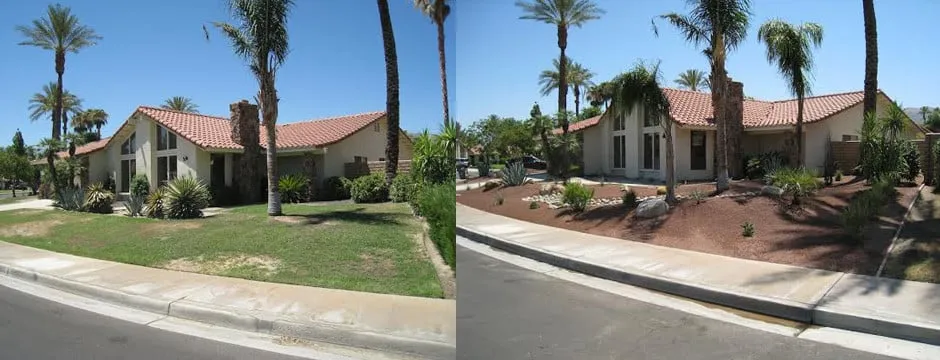 Local landscape installation in Bermuda Dunes, CA by Water Wise Landscaping