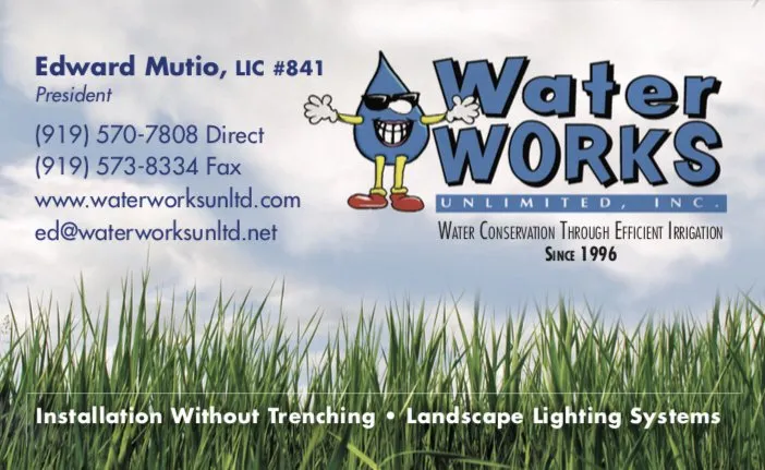 Local yard maintenance in Wake Forest, NC by Water Works Unlimited