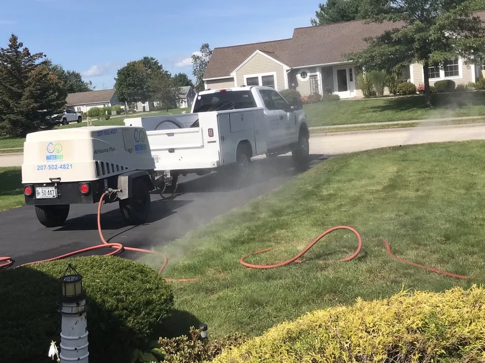 Custom landscape design with custom design across Kennebunk, ME - Waterboy Irrigation