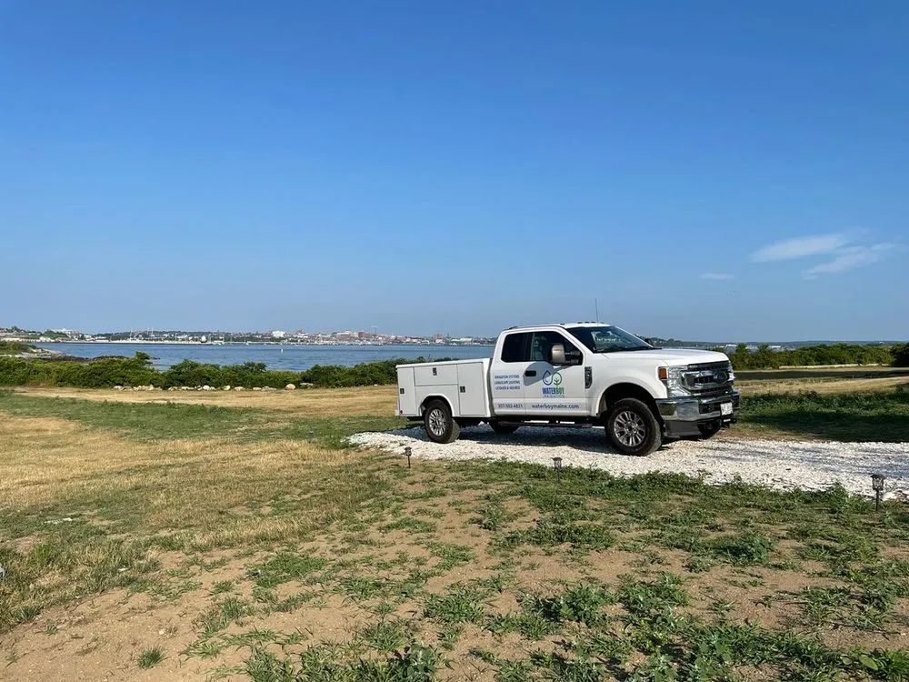 Custom landscape installation for residential properties across Kennebunk, ME - Waterboy Irrigation