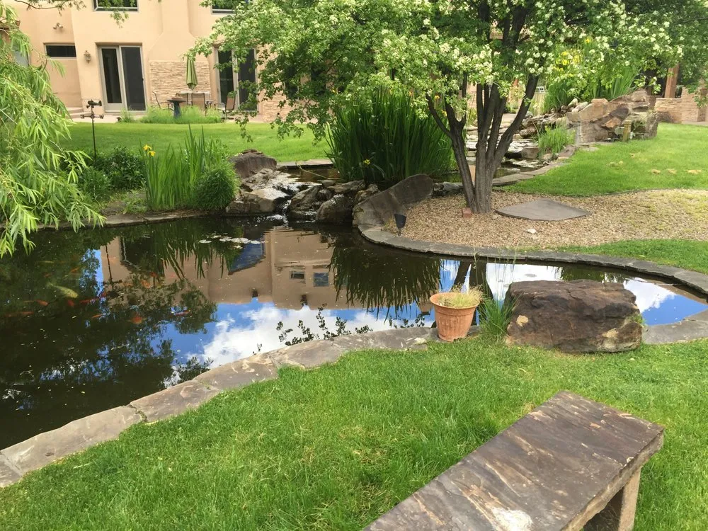 Professional garden landscaping near you in Albuquerque, NM by Watercolors Aquatic Farms