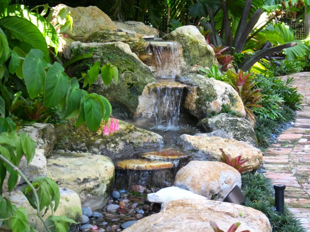 Trusted lawn care service for homes in Fort Lauderdale, FL by Waterfalls Fountains & Gardens