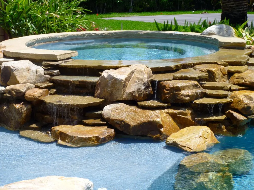 Professional landscape installation in Fort Lauderdale, FL - Waterfalls Fountains & Gardens