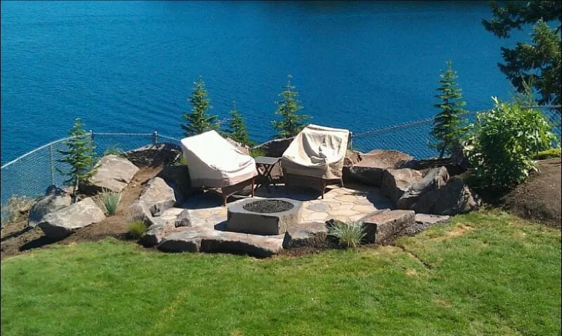 Expert outdoor landscaping in Rathdrum, ID by Waterfalls Northwest