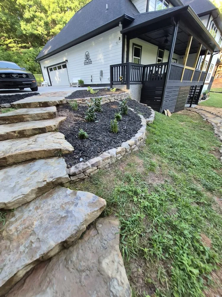 Trusted residential landscaping for homes in Franklin, NC by Waterfalls Painting And Landscaping