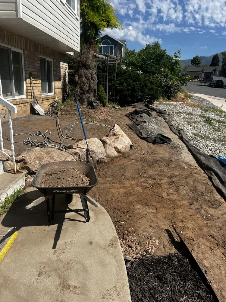 Custom residential landscaping in Layton, UT - Waterless Yards