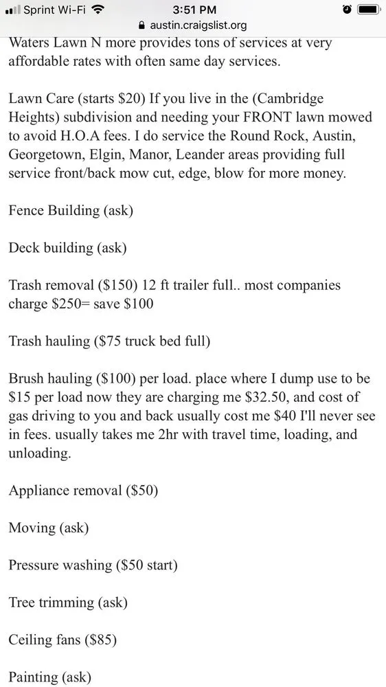 Professional outdoor landscaping for residential properties across Round Rock, TX - Waters Lawns & More