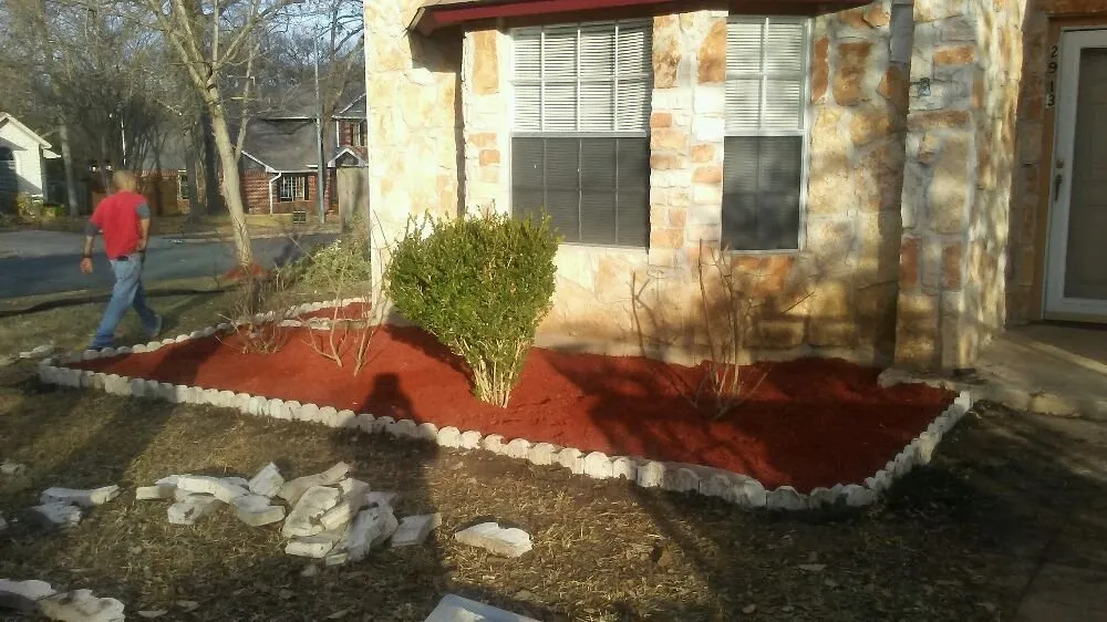 Reliable landscape installation for residential properties in Round Rock, TX by Waters Lawns & More