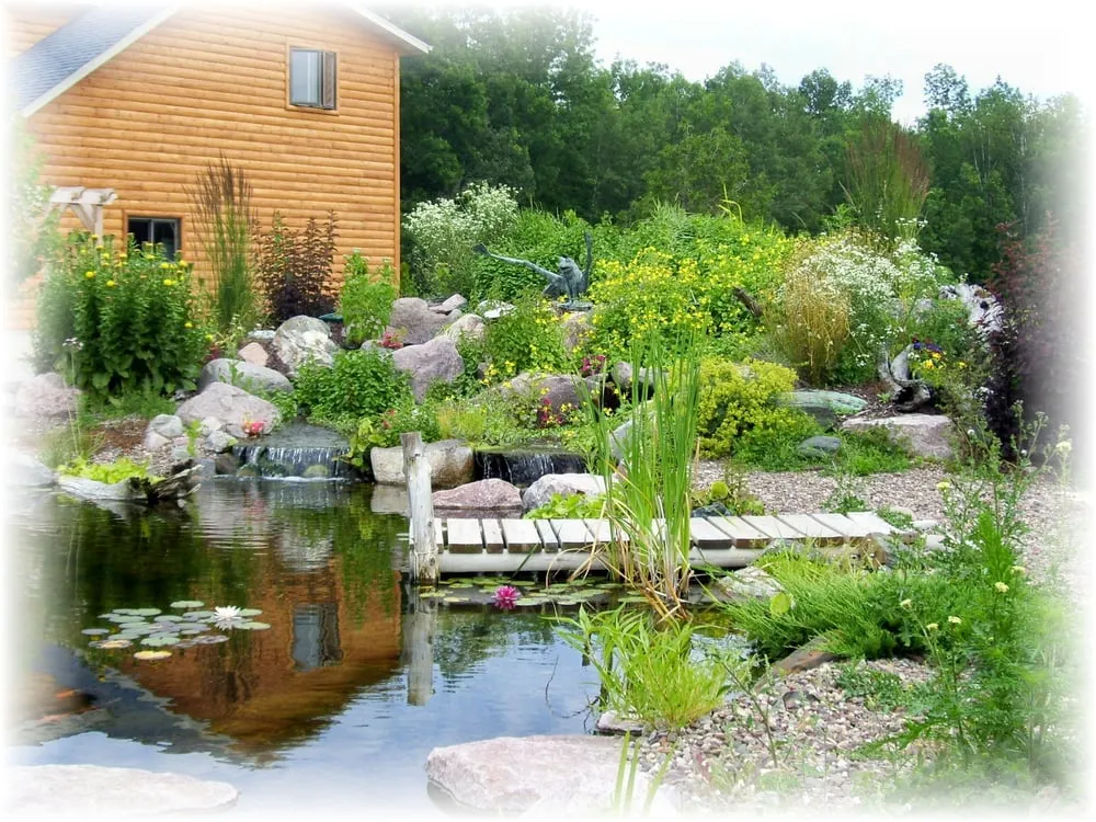 Custom residential landscaping in Forestville, WI by WaterScape Designs