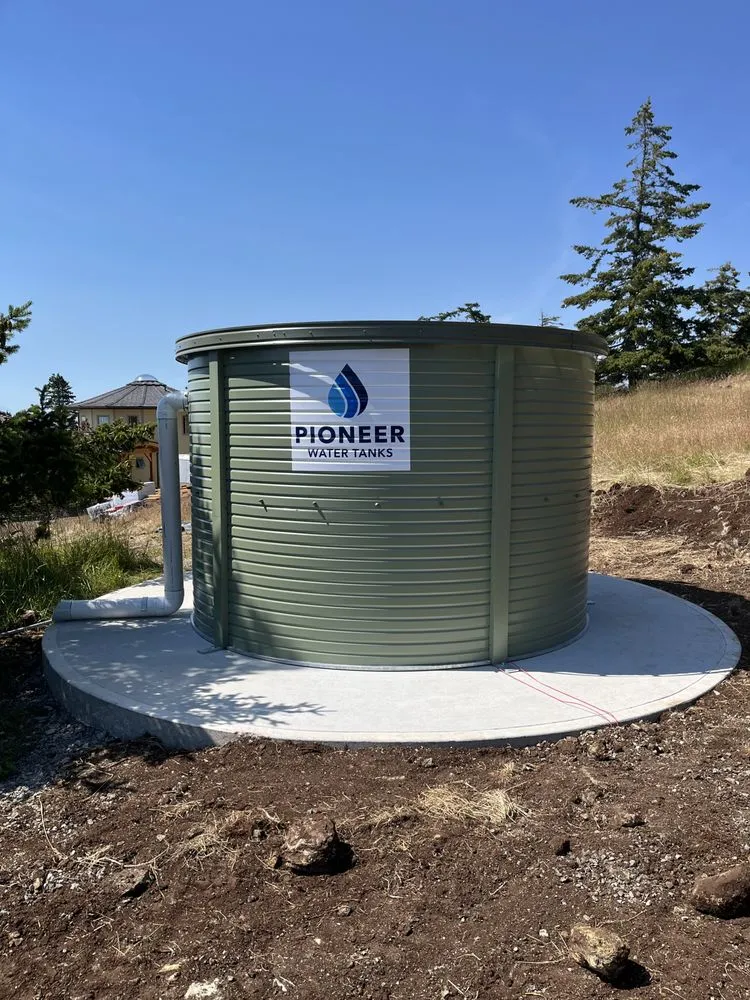 Local landscape installation in Cheshire, OR by WaterSourcers