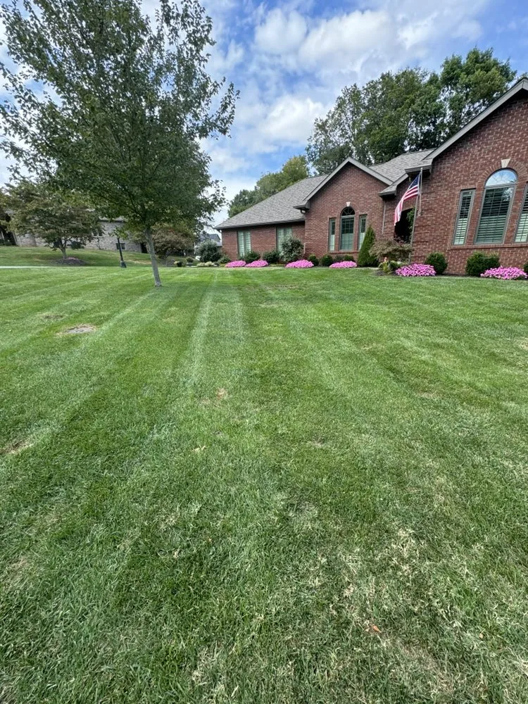 Custom lawn mowing service for outdoor upgrades in Newburgh, IN by Watkins Outdoor Services