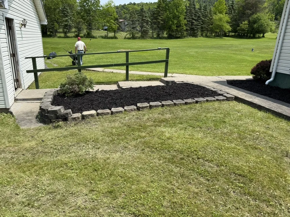 Affordable garden landscaping for year-round maintenance across Cuba, NY - Watson Lawn and IR Inspection