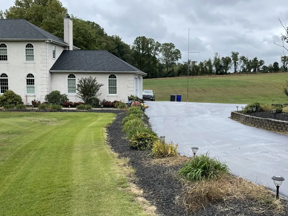 Expert landscaping services with custom design in Townsend, DE by Watson Sealcoat