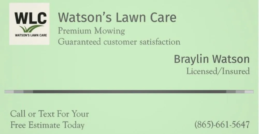 Affordable yard maintenance in Jefferson City, TN - Watson’s Lawn Care